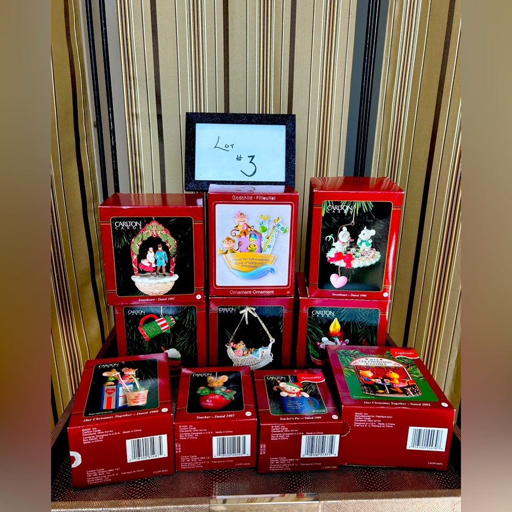 Heirloom Collection Carlton Cards ornaments